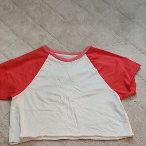 Aerie Cropped Baseball Tee